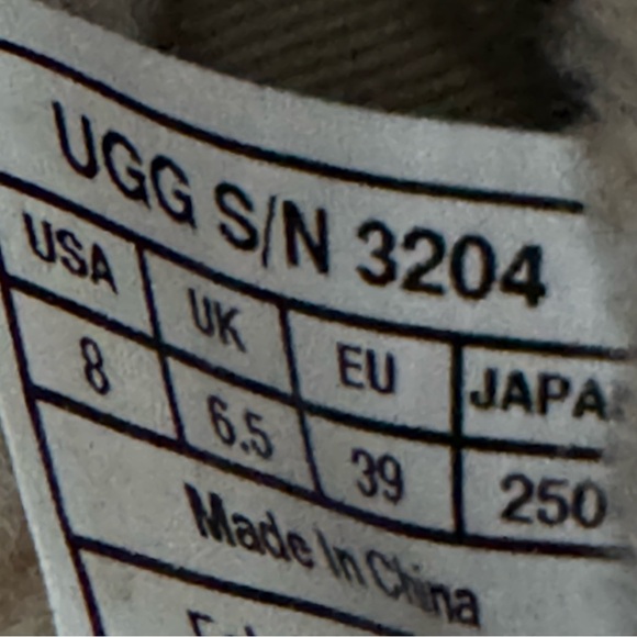 Ugg Lynnae Suede Leather Brown Fold Over Shearling Clogs Booties Size 8 - Picture 6 of 6